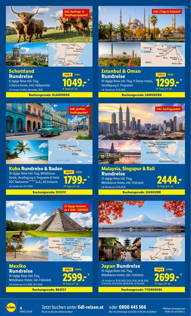 LIDL Flugblatt - Frühbucher-Highlights