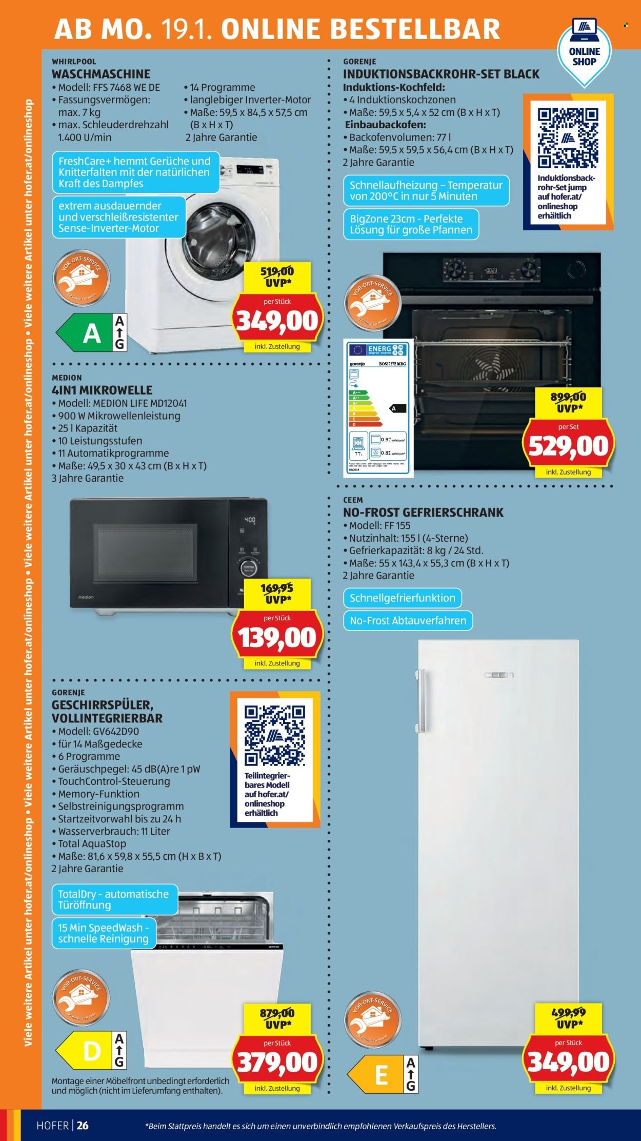 HOFER Flugblatt - Ab Mittwoch, 14.1.2026
