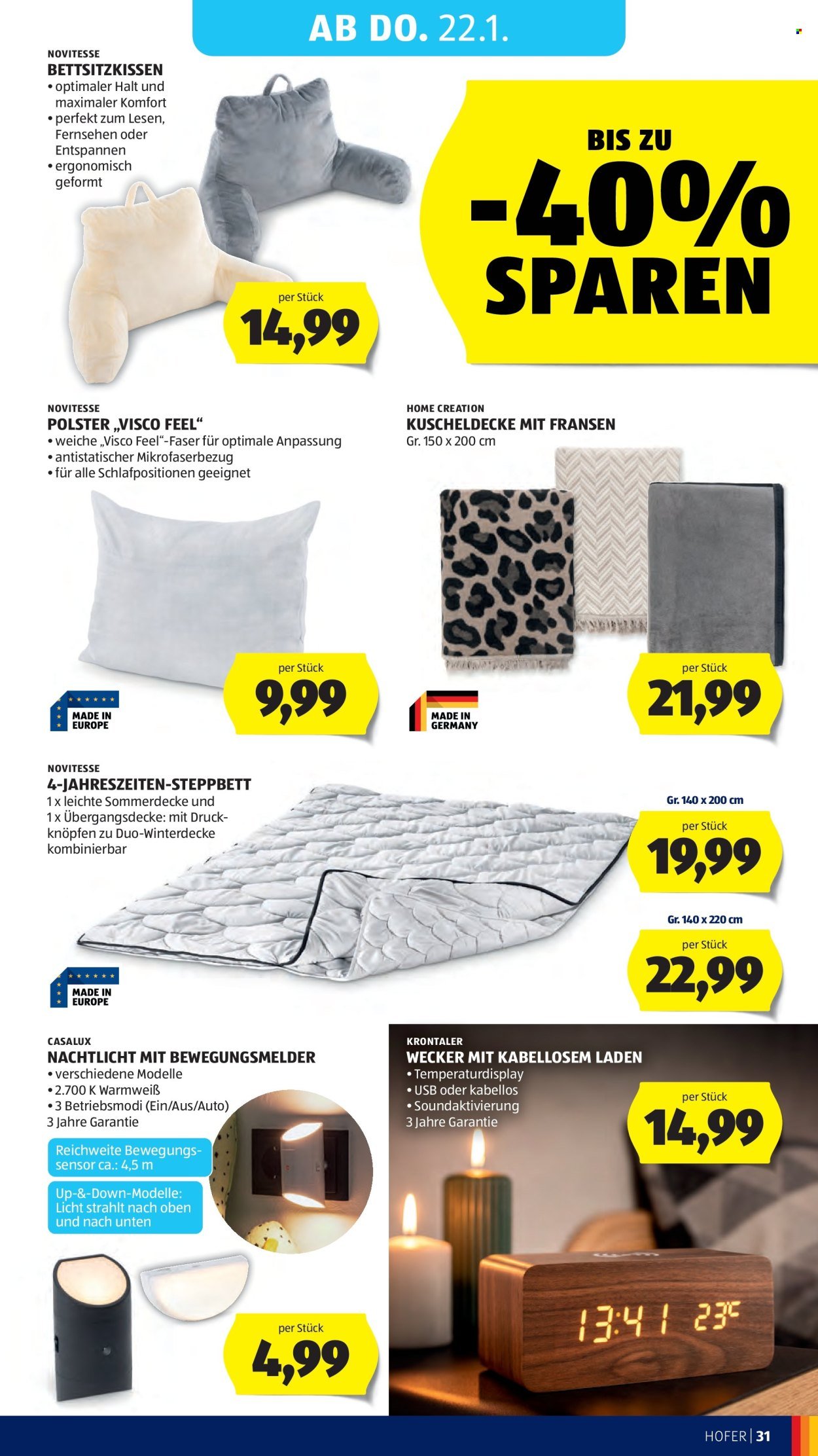 HOFER Flugblatt - Ab Mittwoch, 14.1.2026