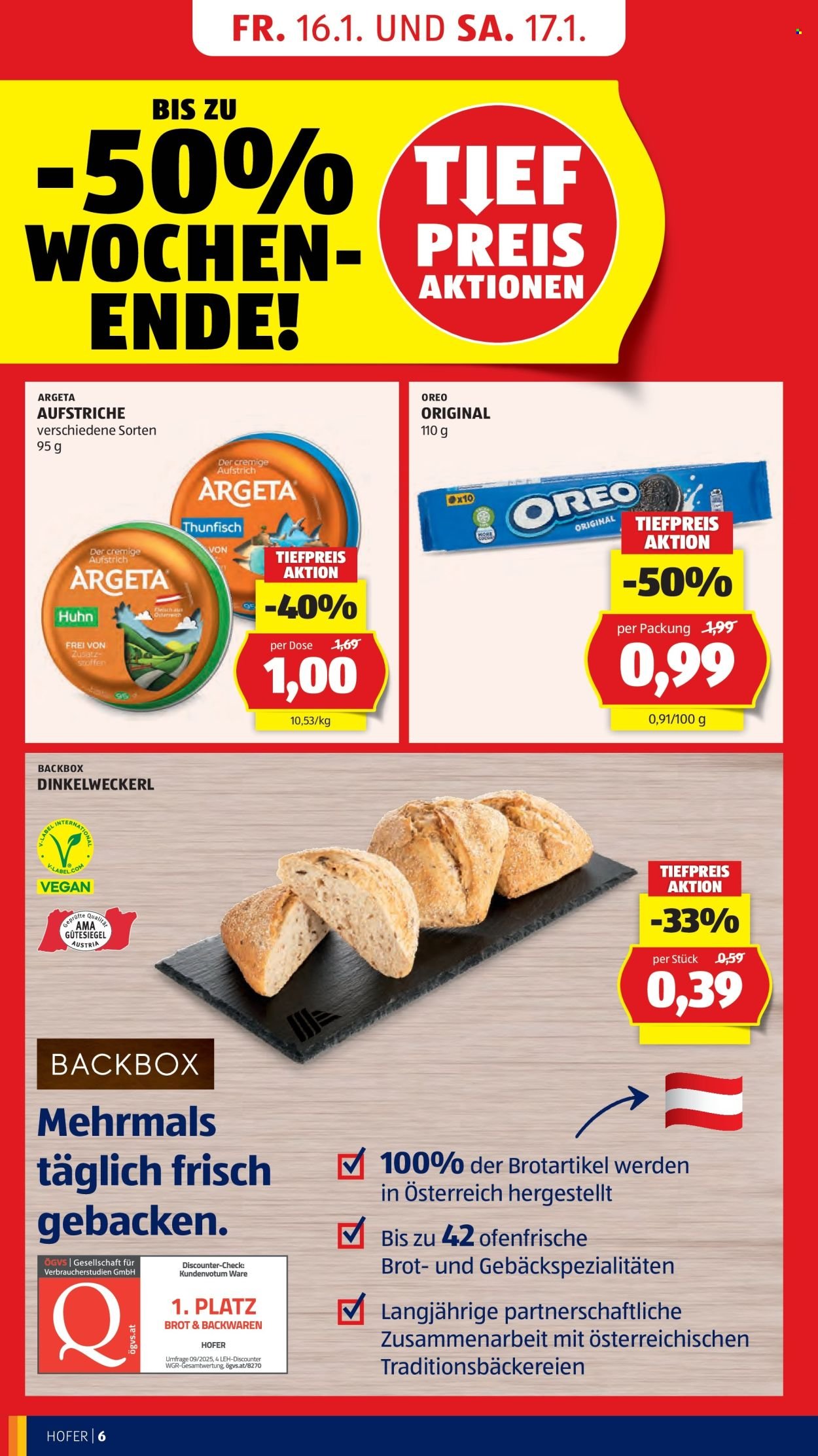 HOFER Flugblatt - Ab Mittwoch, 14.1.2026