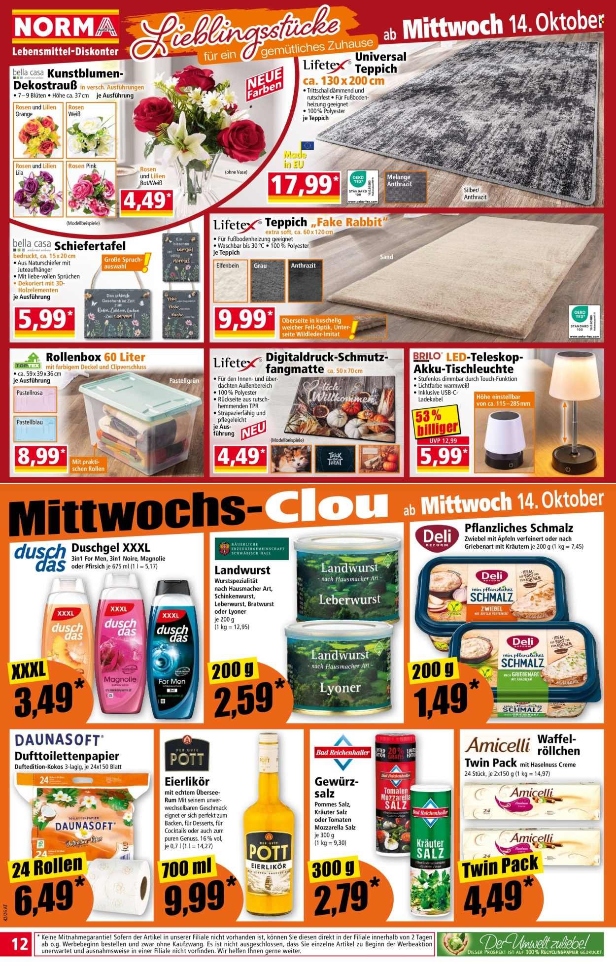 NORMA Flugblatt - Ab Montag, 12.10.2026