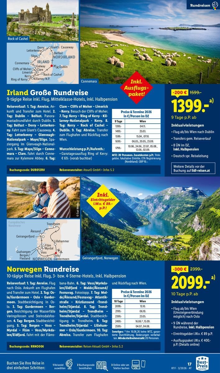 LIDL Flugblatt - Reisen - März/April Reise-Highlights