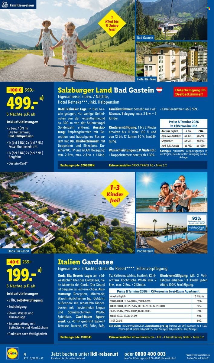 LIDL Flugblatt - Reisen - März/April Reise-Highlights