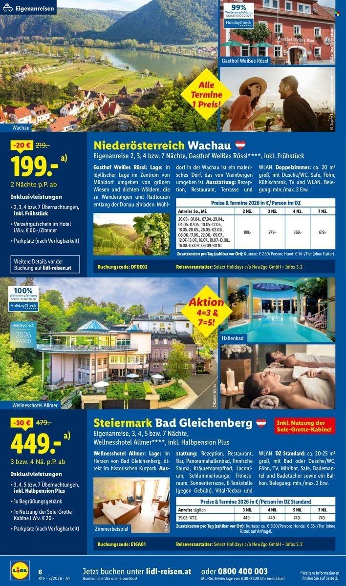 LIDL Flugblatt - Reisen - März/April Reise-Highlights