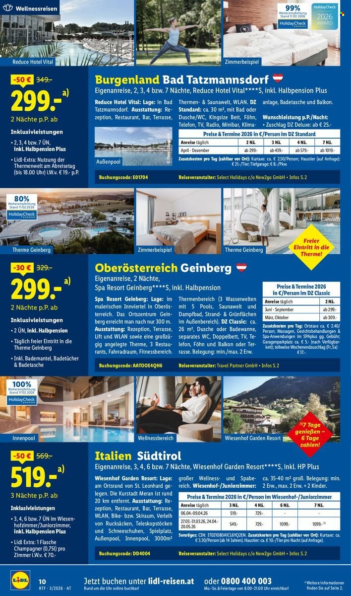 LIDL Flugblatt - Reisen - März/April Reise-Highlights