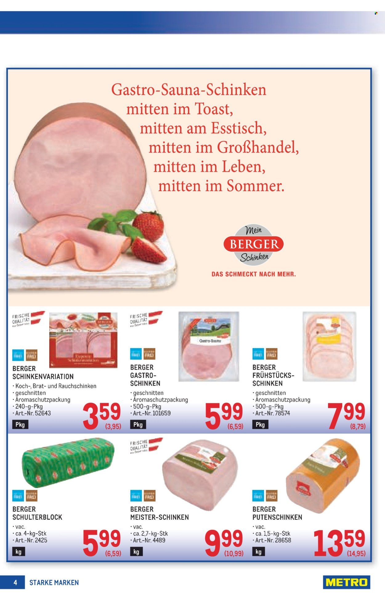METRO Flugblatt - Starke Marken