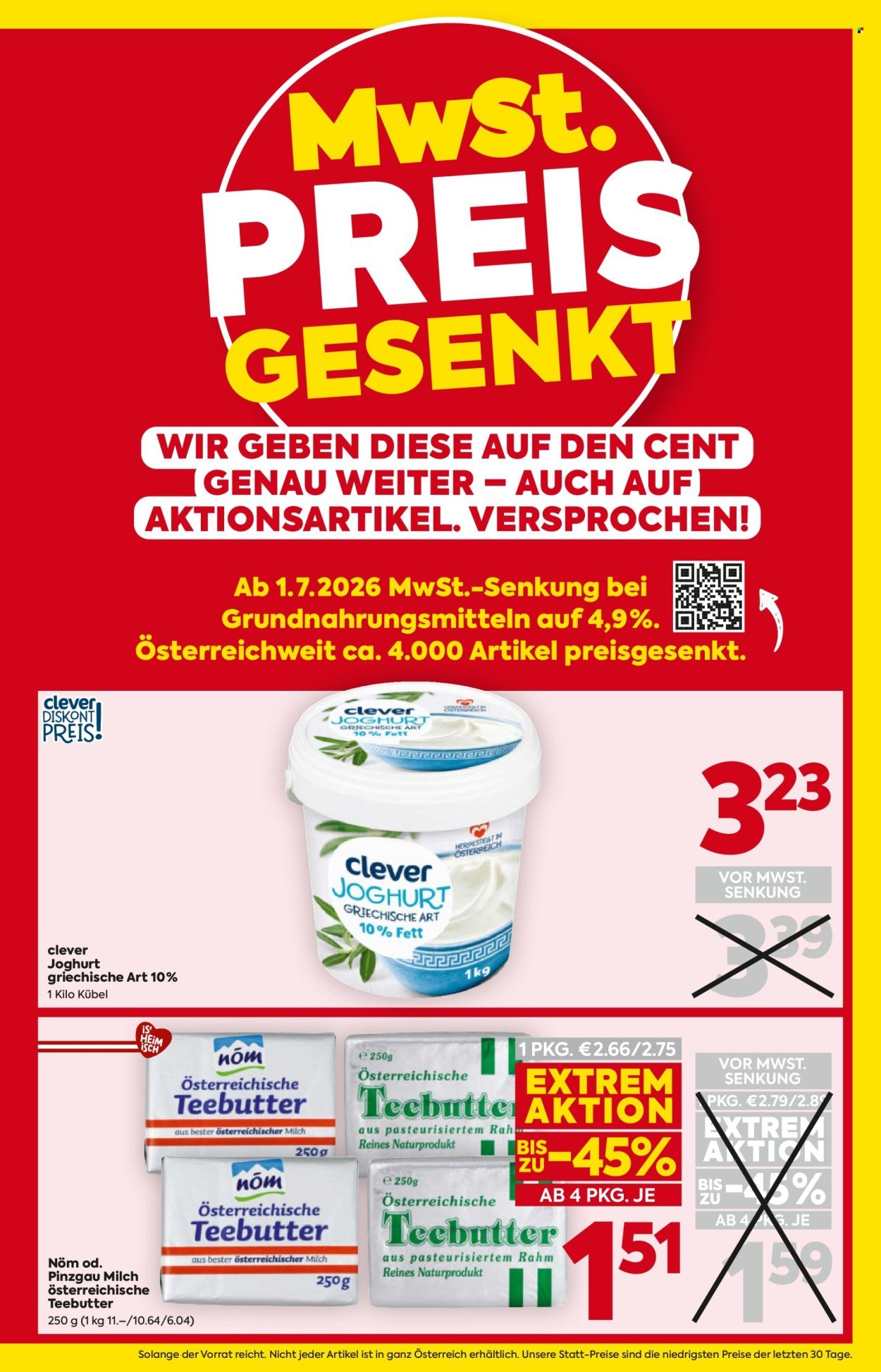BILLA Flugblatt - Ab Donnerstag, 9.7.2026