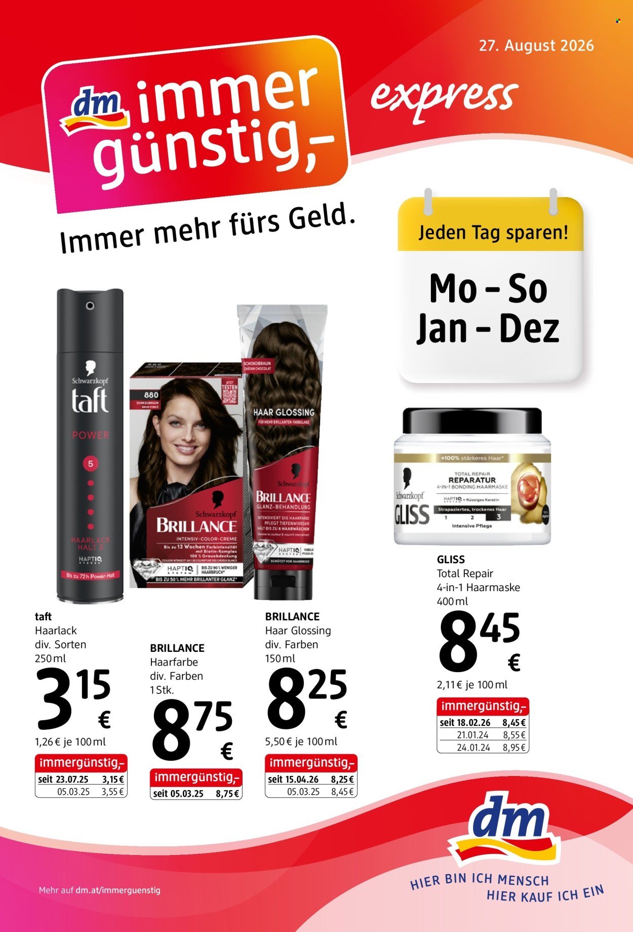 DM DROGERIE Flugblatt - August 2026