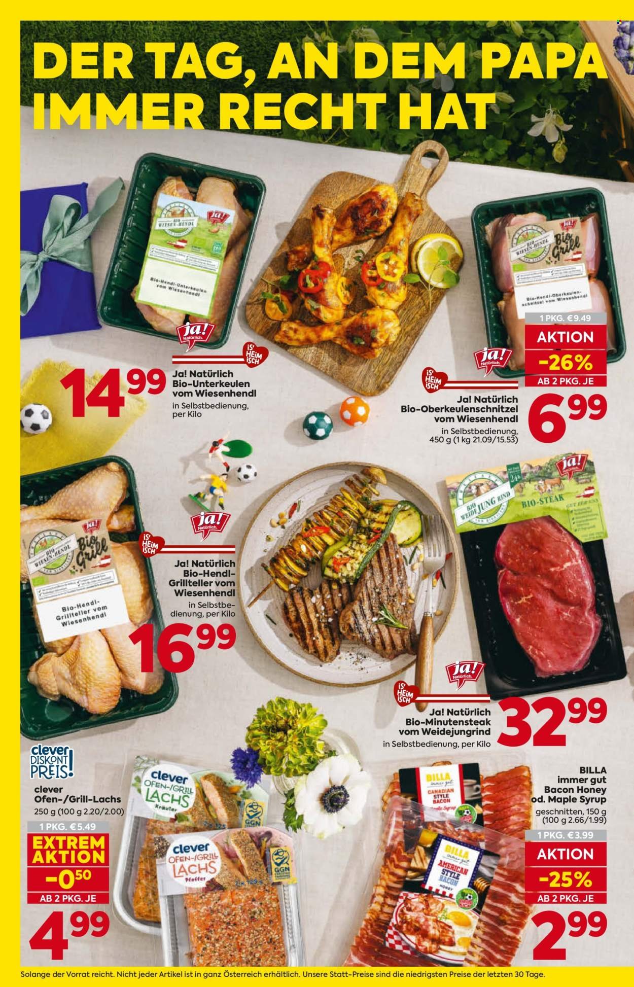 BILLA Flugblatt - Grillen