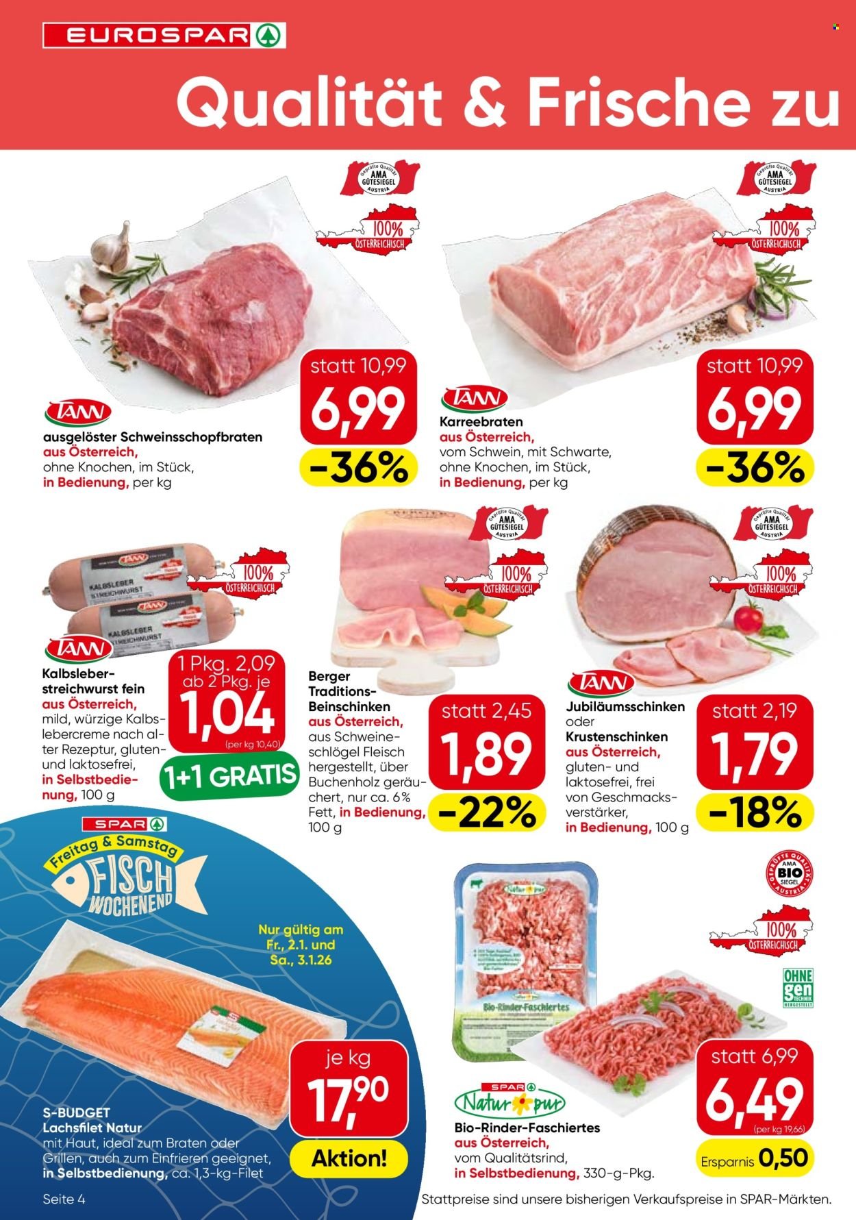EUROSPAR Flugblatt - KW 1 - Wien