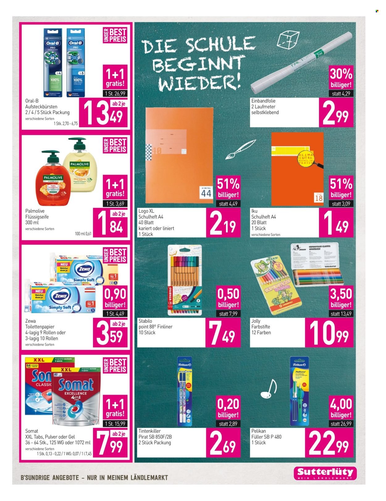 SUTTERLÜTY Flugblatt - Ab Donnerstag, 3.9.2026