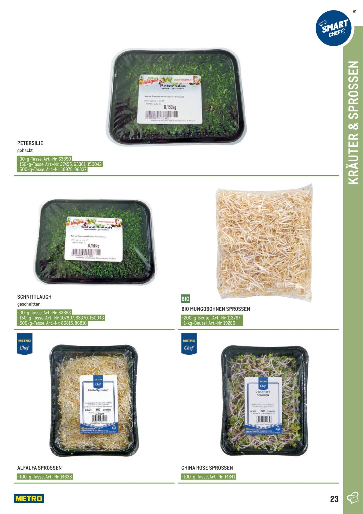 METRO Flugblatt - SMART CHEF - Obst & Gemüse