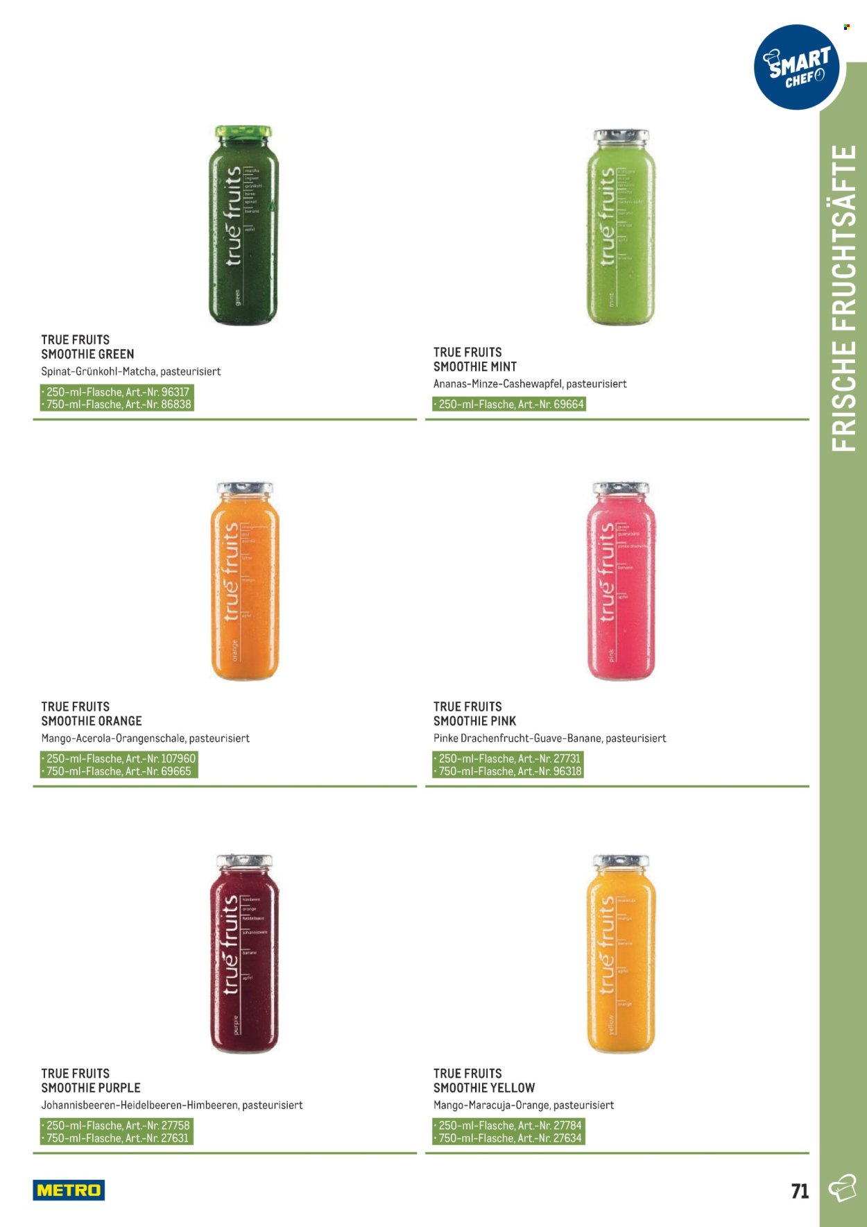 METRO Flugblatt - SMART CHEF - Obst & Gemüse