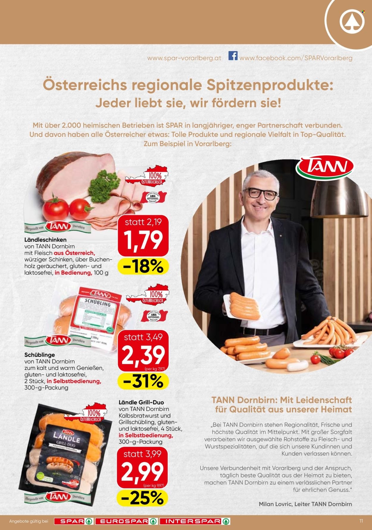 SPAR Flugblatt - Ab Donnerstag, 30.7.2026