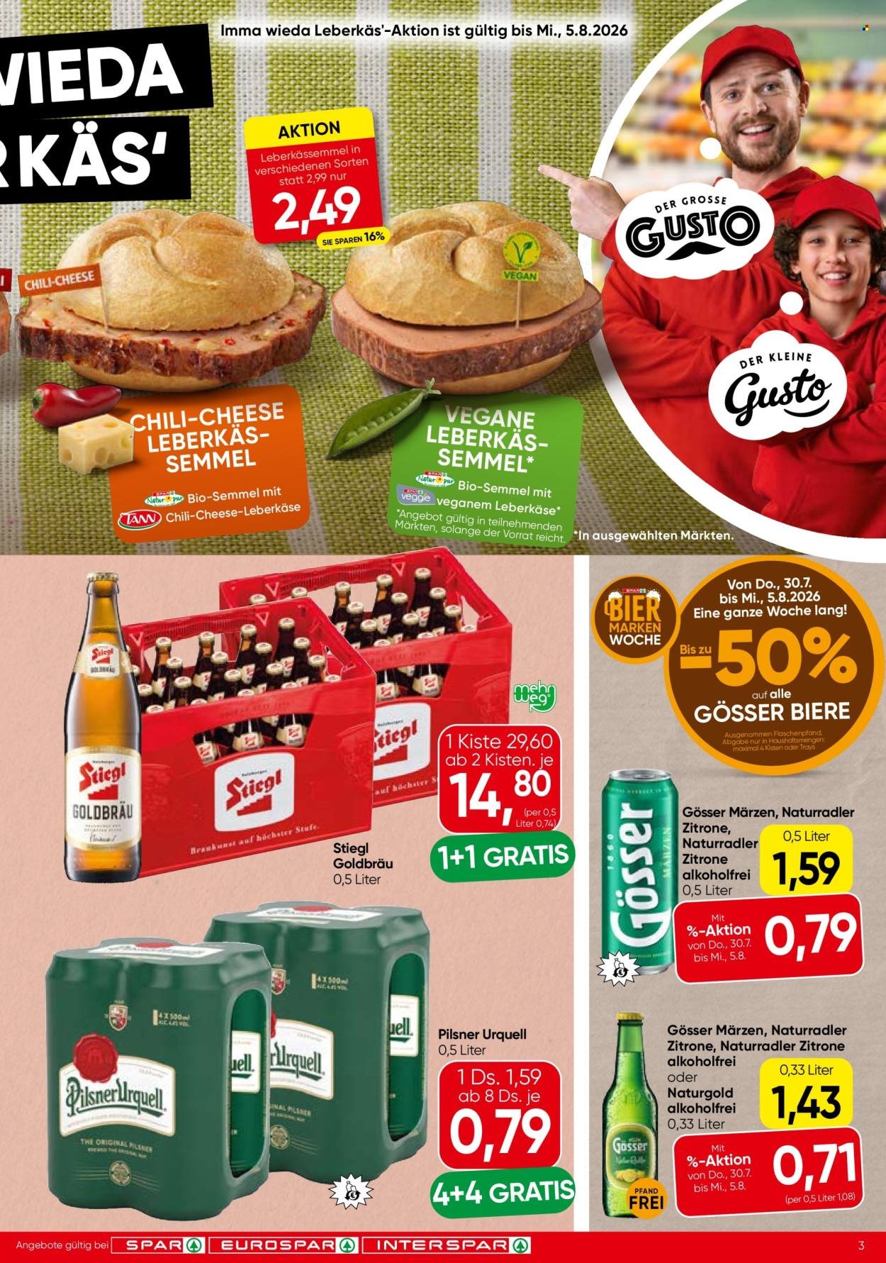 SPAR Flugblatt - Ab Donnerstag, 30.7.2026