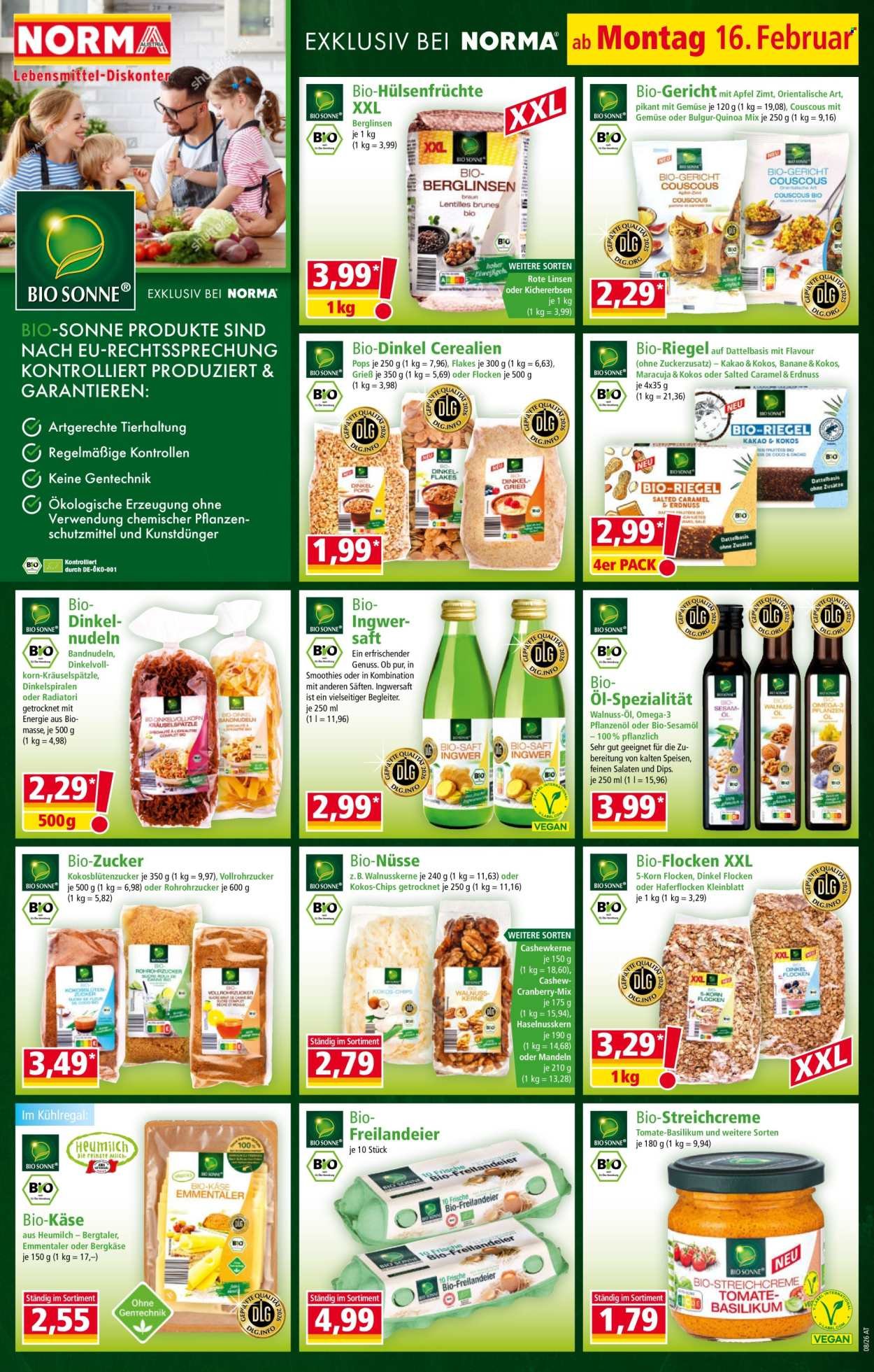 NORMA Flugblatt - Ab Montag, 16.2.2026