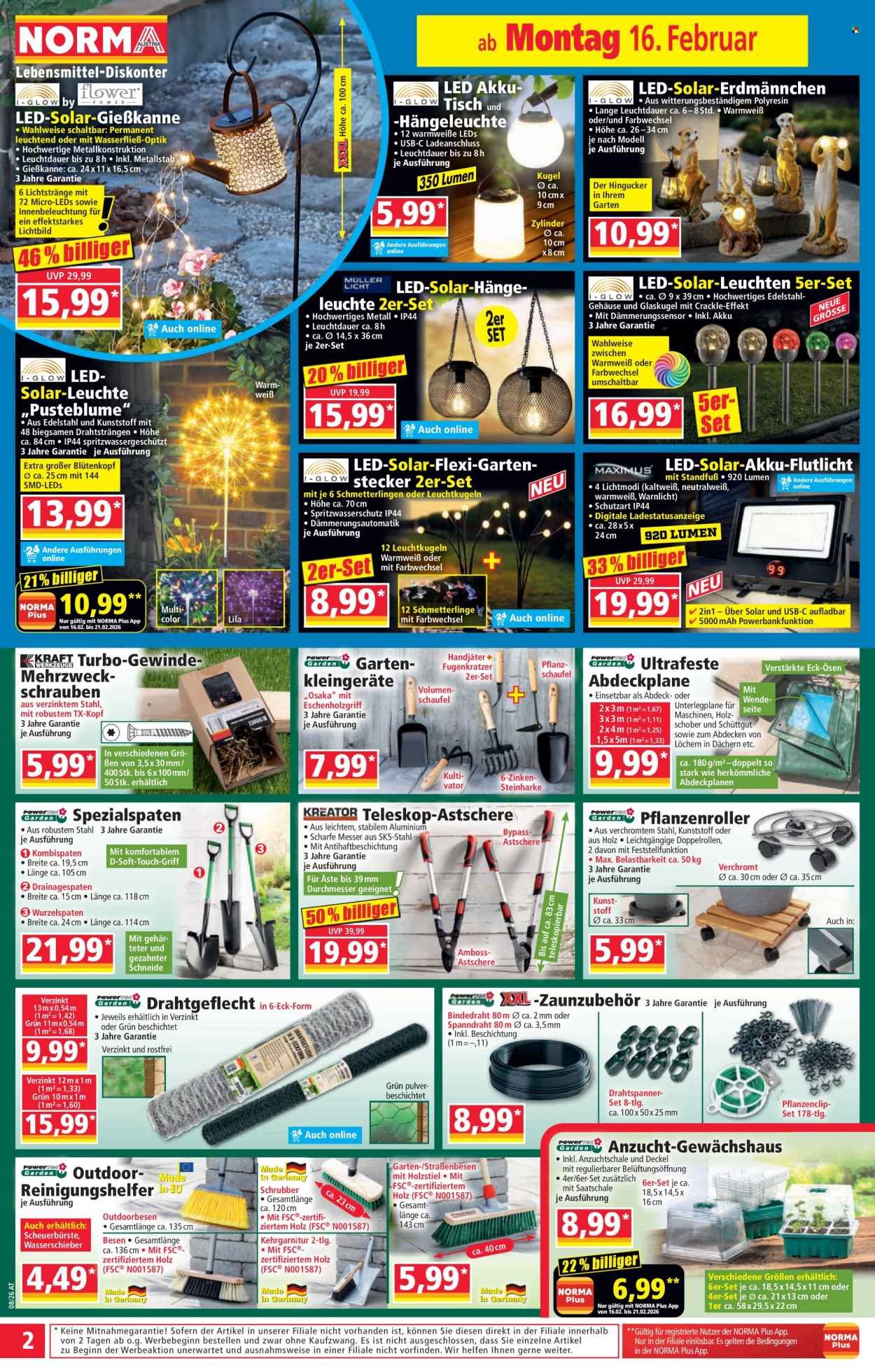NORMA Flugblatt - Ab Montag, 16.2.2026