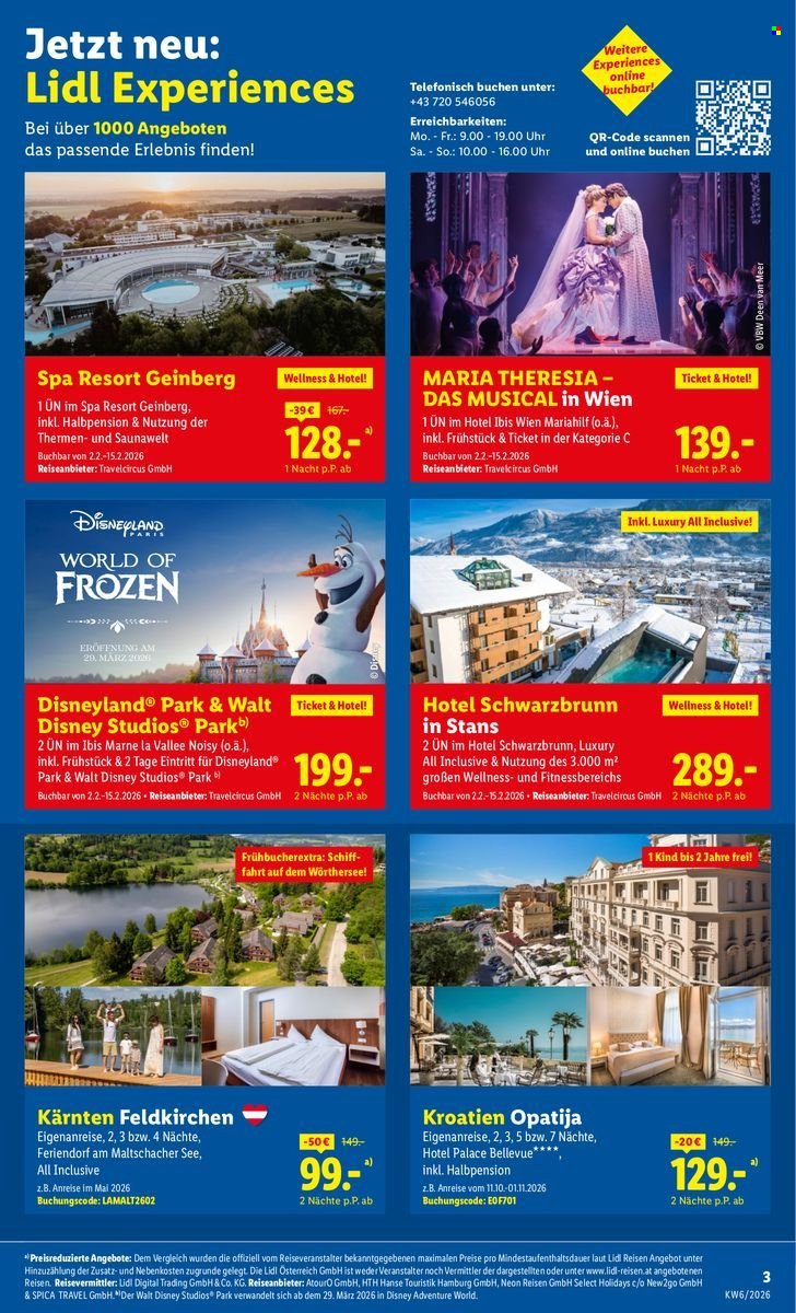 LIDL Flugblatt - Frühbucher-Highlights