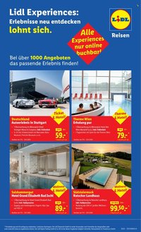 LIDL Flugblatt - Reisen - Lidl Experiences