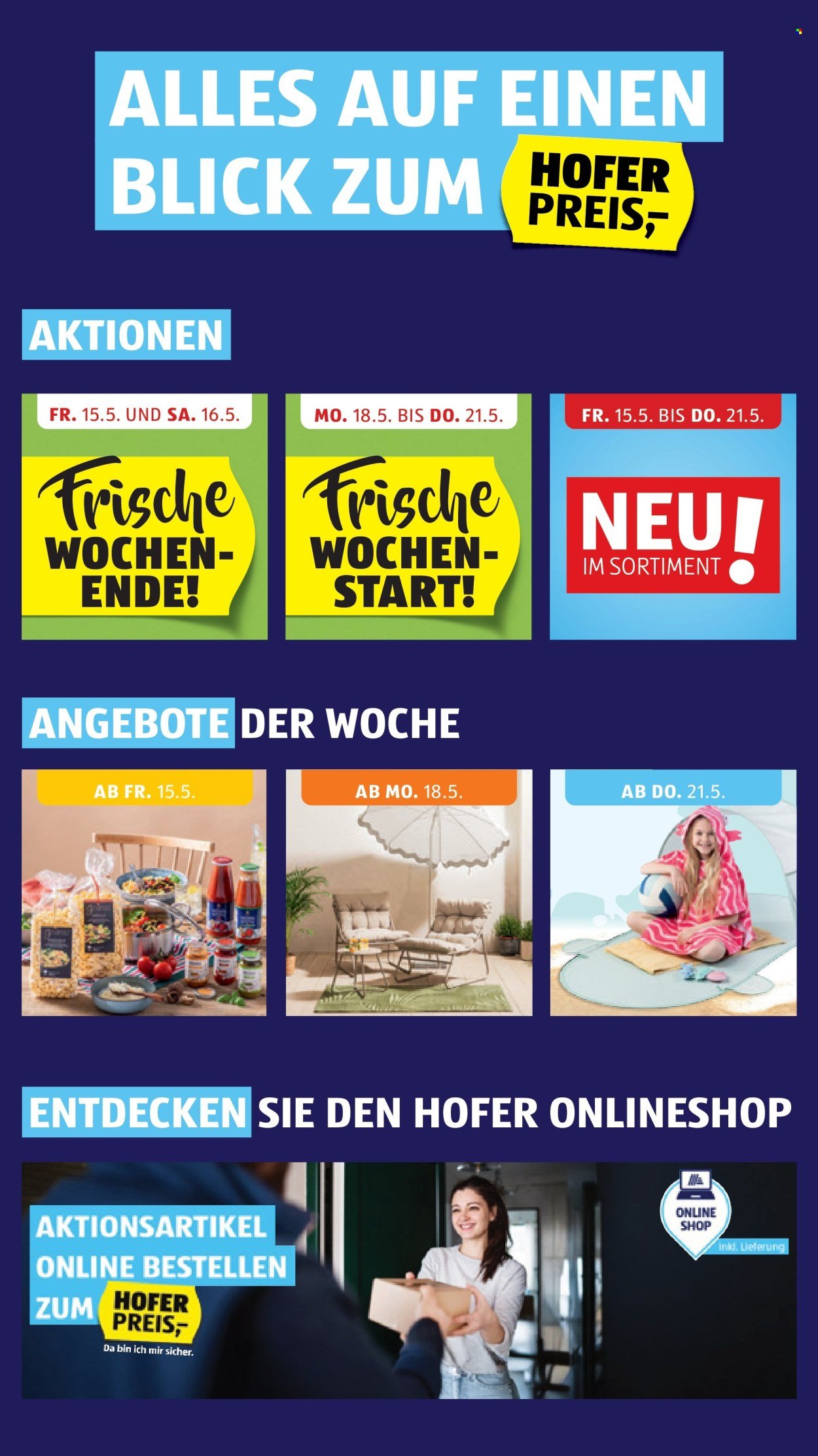 HOFER Flugblatt - Ab Freitag, 15.5.2026