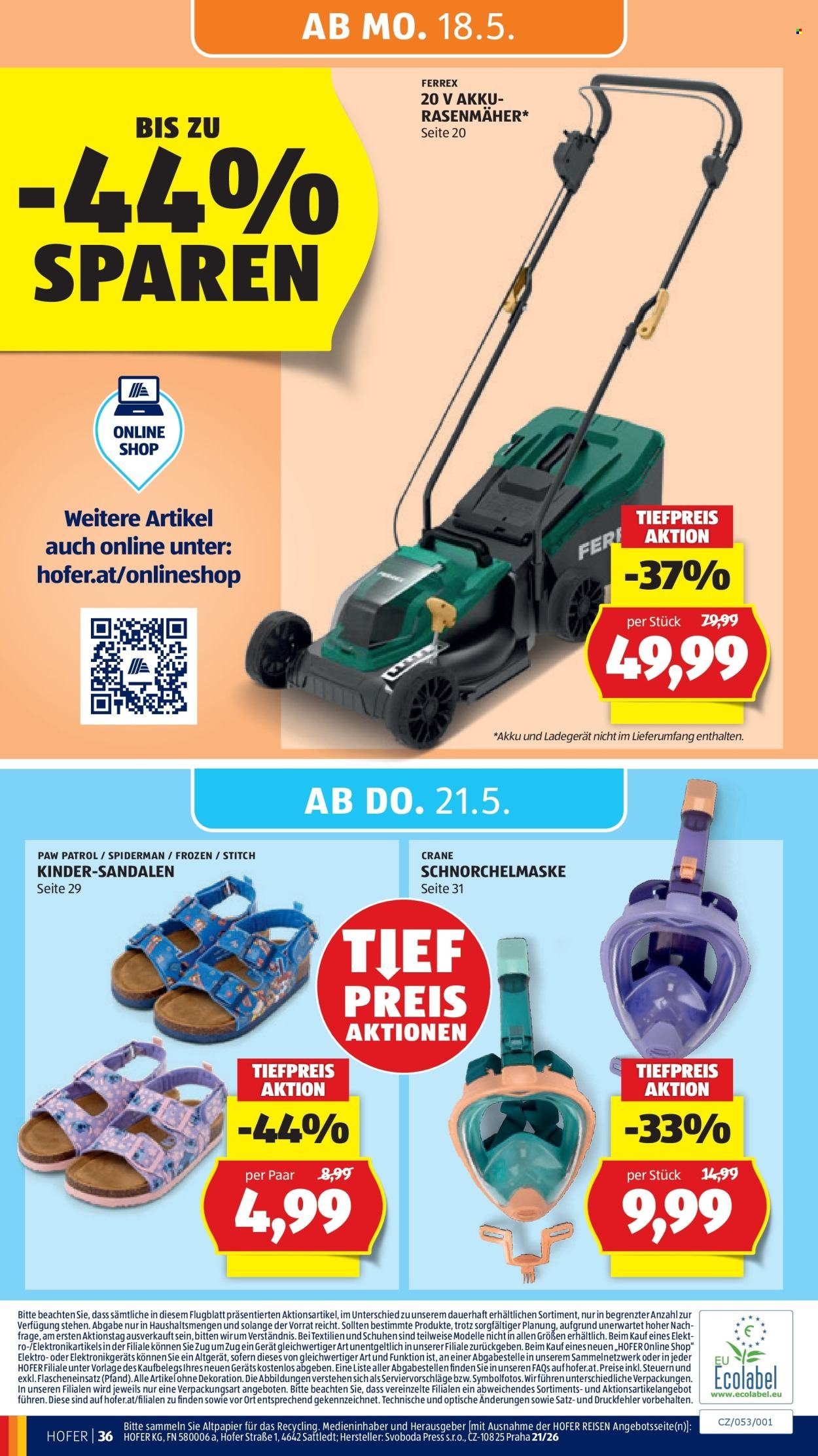 HOFER Flugblatt - Ab Freitag, 15.5.2026
