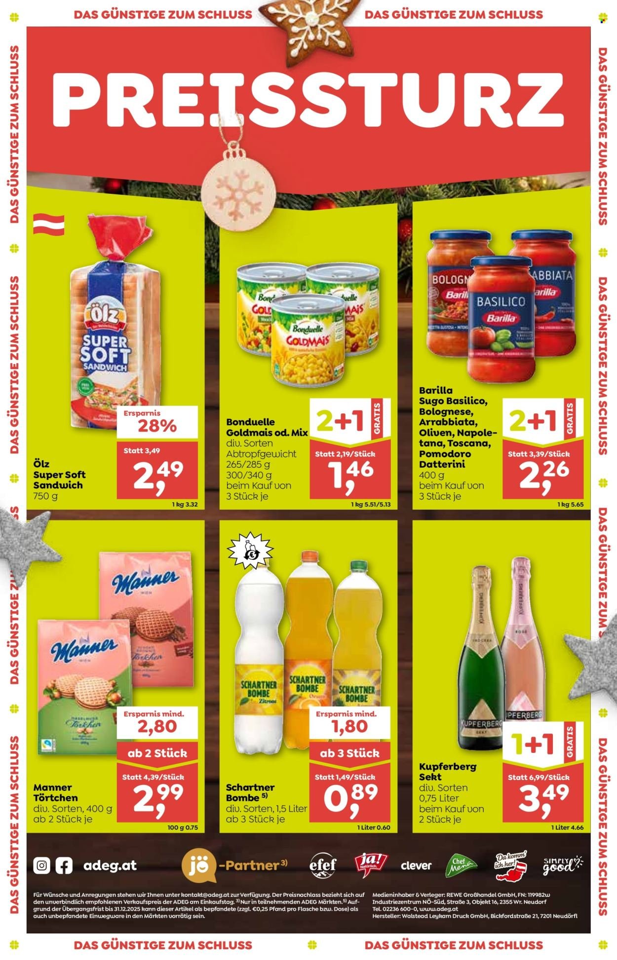 ADEG Flugblatt - Ab Donnerstag, 27.11.2025