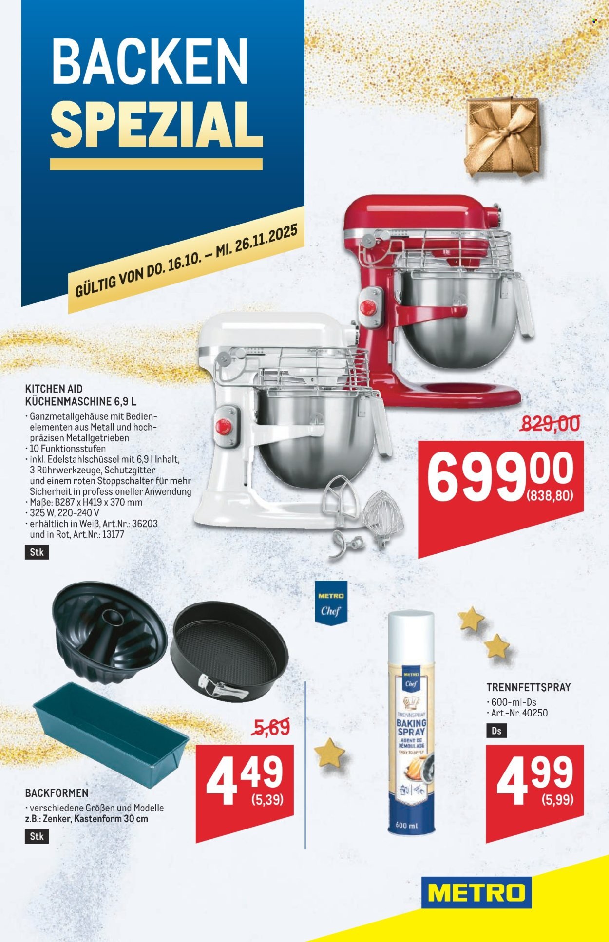 METRO Flugblatt - Backen Spezial (2025-10-16 - 2025-11-26) | 1