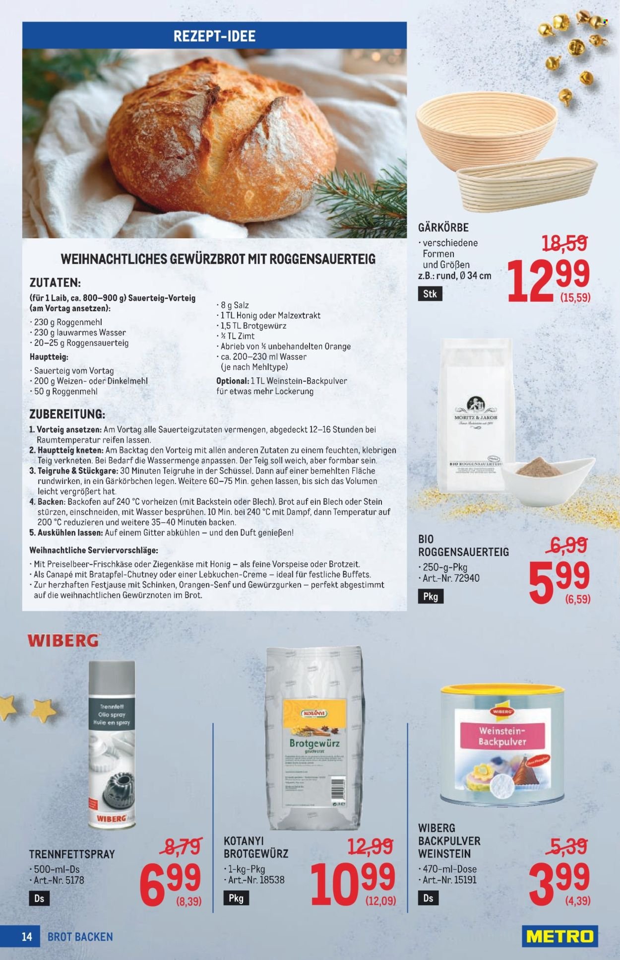METRO Flugblatt - Backen Spezial