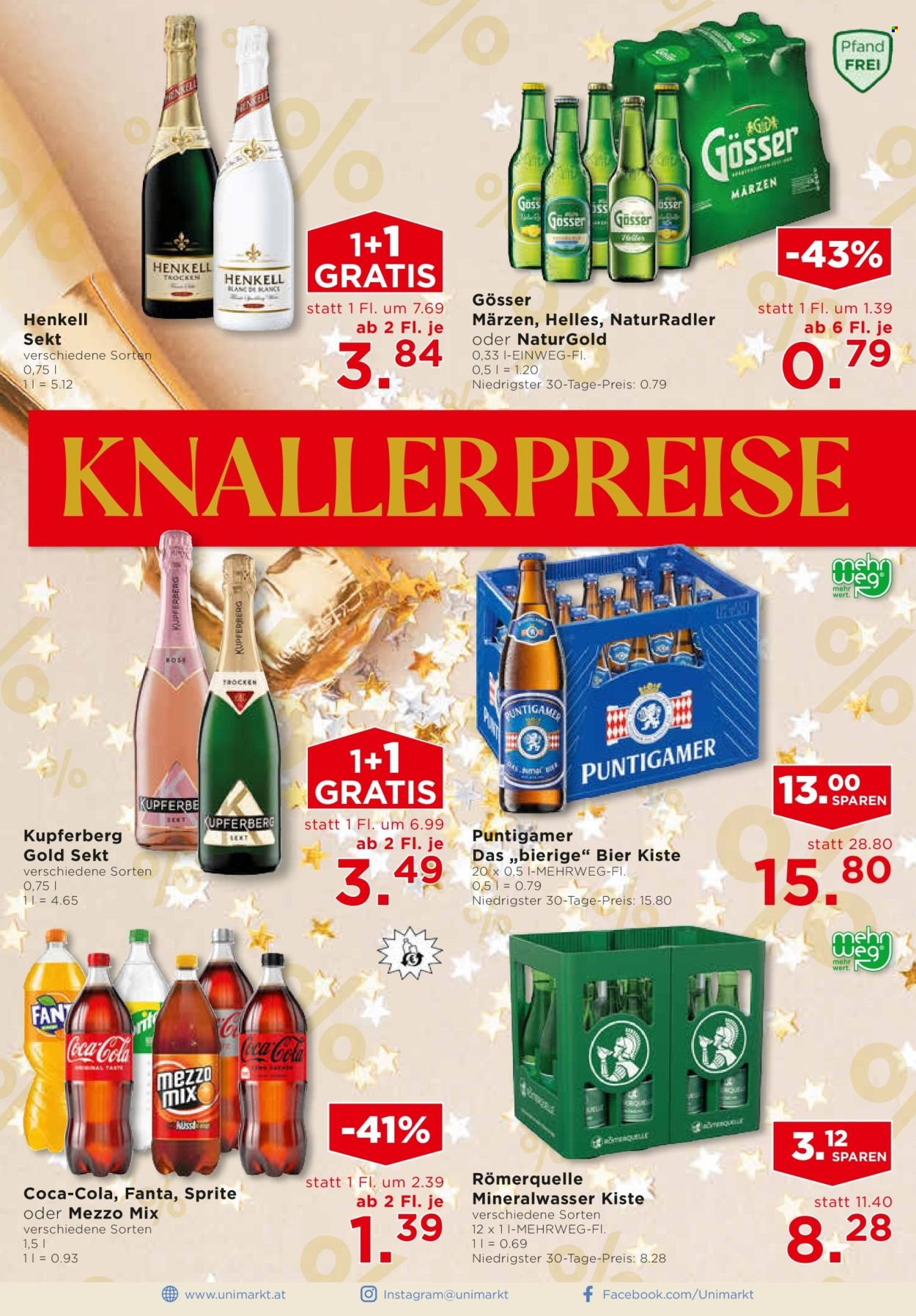 UNIMARKT Flugblatt - Ab Mittwoch, 17.12.2025