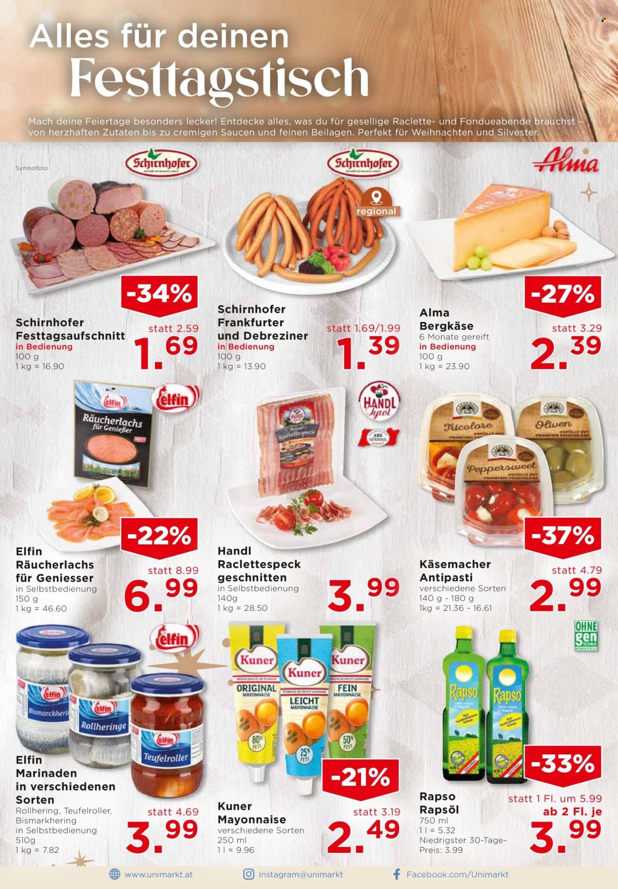 UNIMARKT Flugblatt - Ab Mittwoch, 17.12.2025