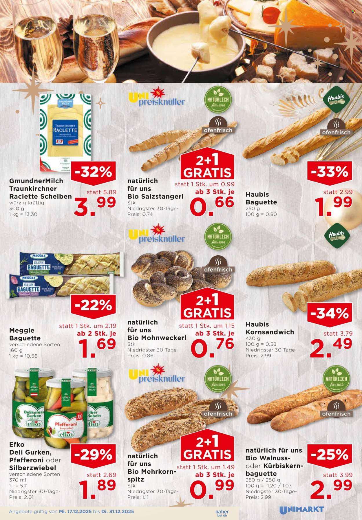 UNIMARKT Flugblatt - Ab Mittwoch, 17.12.2025