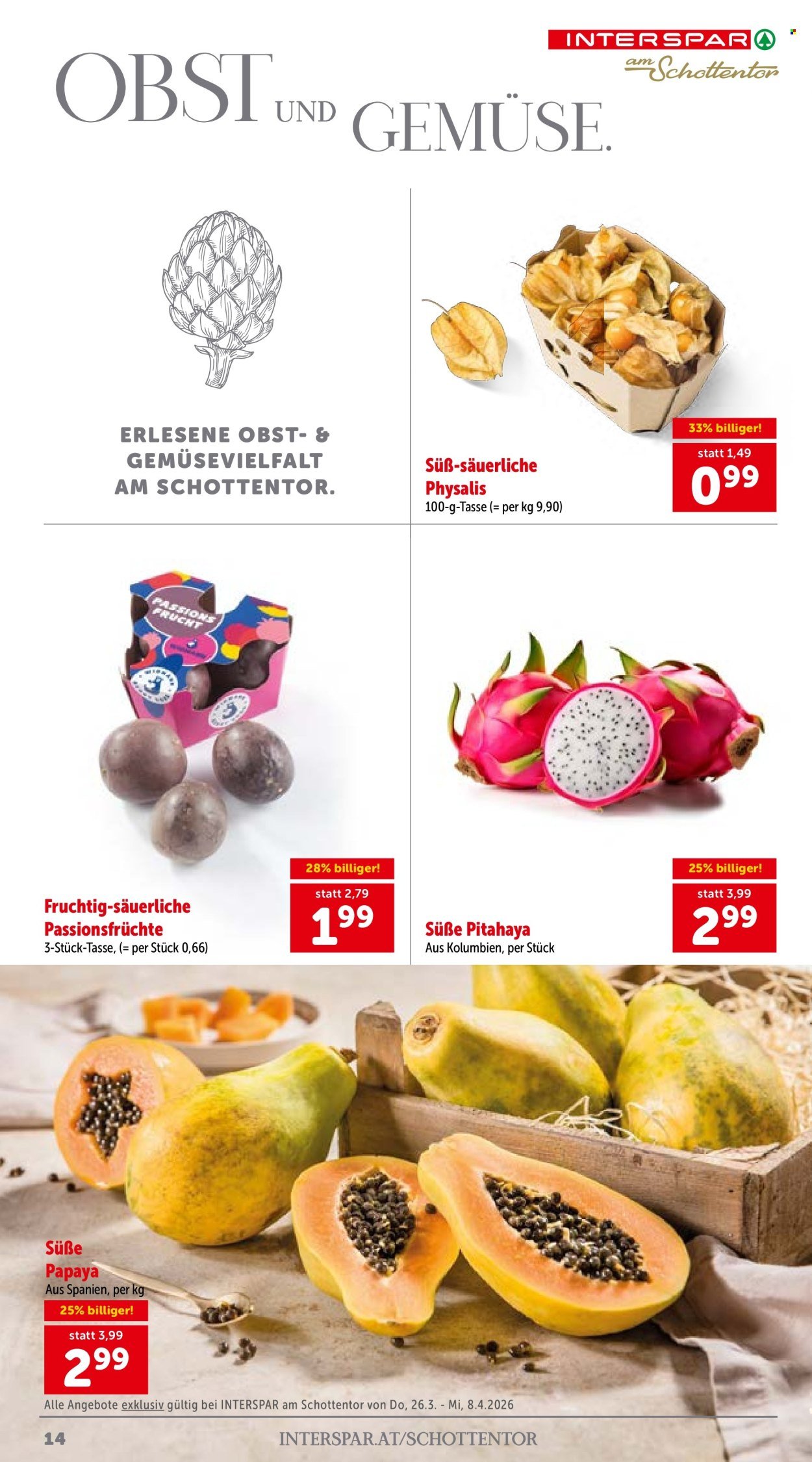 INTERSPAR Flugblatt - Der Gennus im herzen Wiens