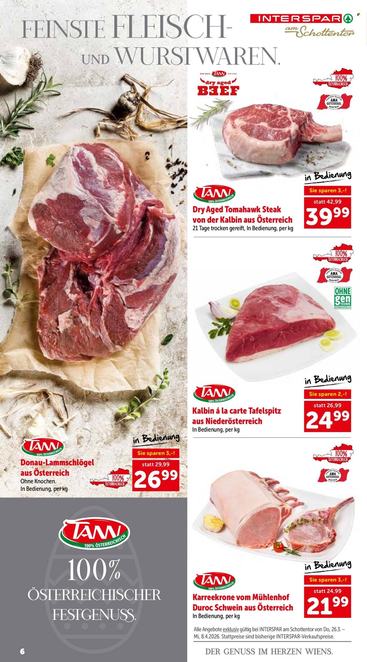 INTERSPAR Flugblatt - Der Gennus im herzen Wiens