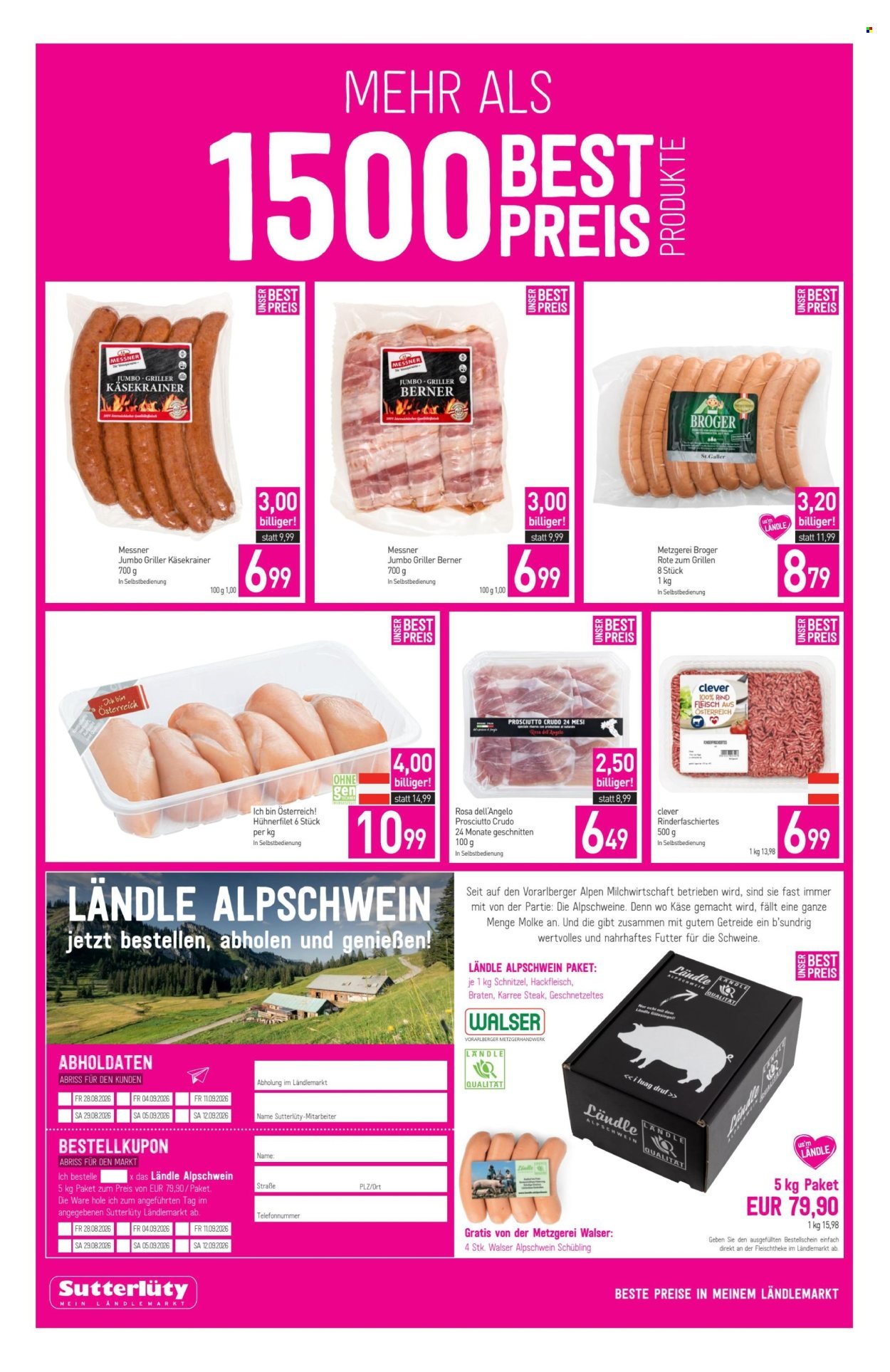 SUTTERLÜTY Flugblatt - Ab Donnerstag, 6.8.2026
