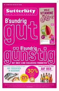 SUTTERLÜTY Flugblatt - Ab Donnerstag, 6.8.2026
