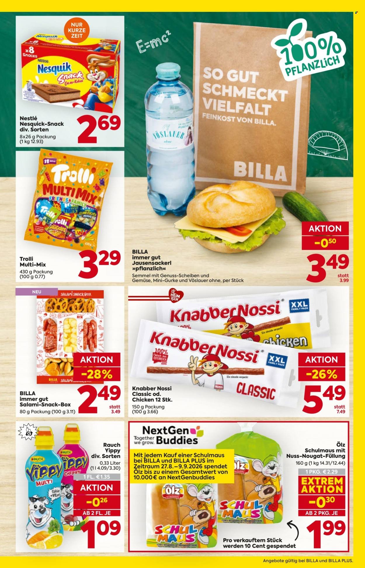 BILLA Flugblatt - Ab Donnerstag, 27.8.2026