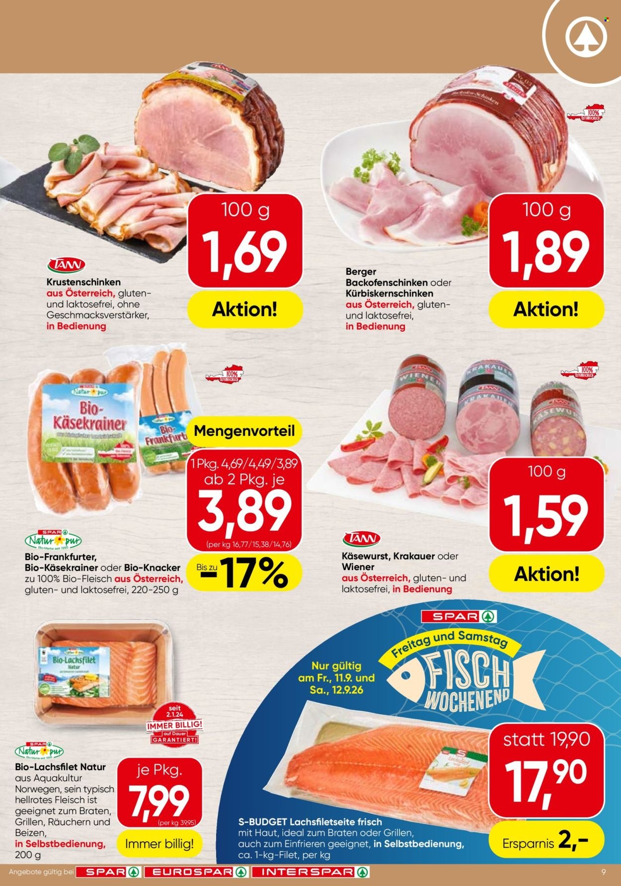 EUROSPAR Flugblatt - Ab Donnerstag, 10.9.2026