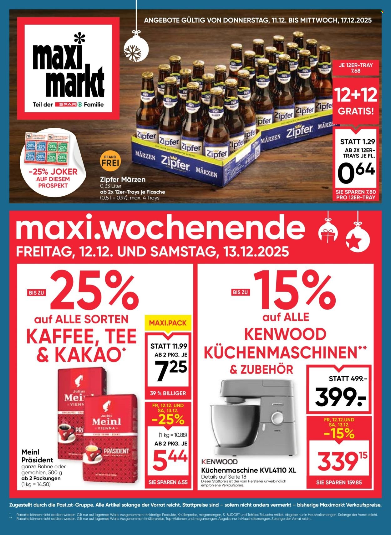 MAXIMARKT Flugblatt - Ab Donnerstag, 11.12.2025
