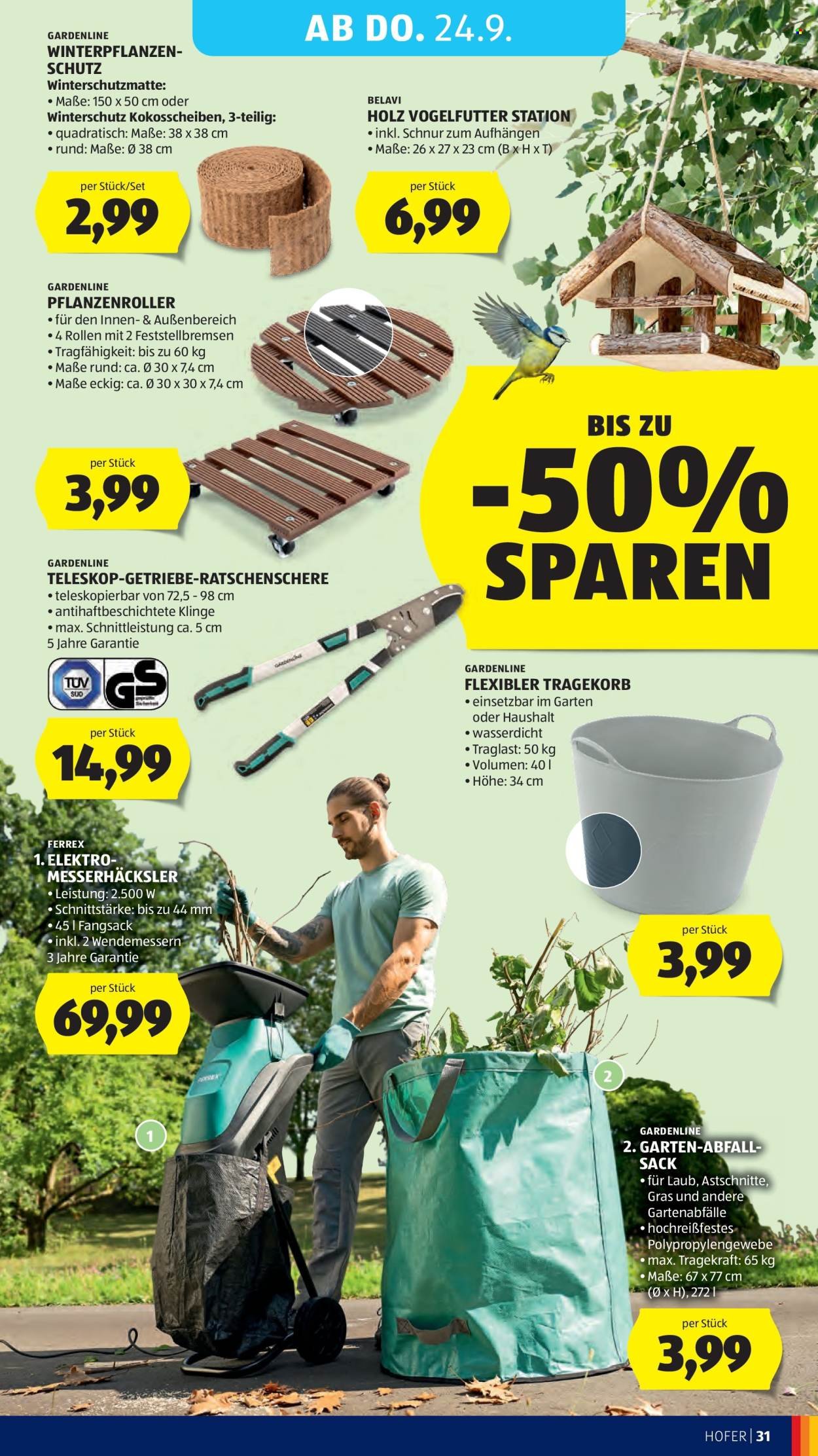 HOFER Flugblatt - Ab Freitag, 18.9.2026