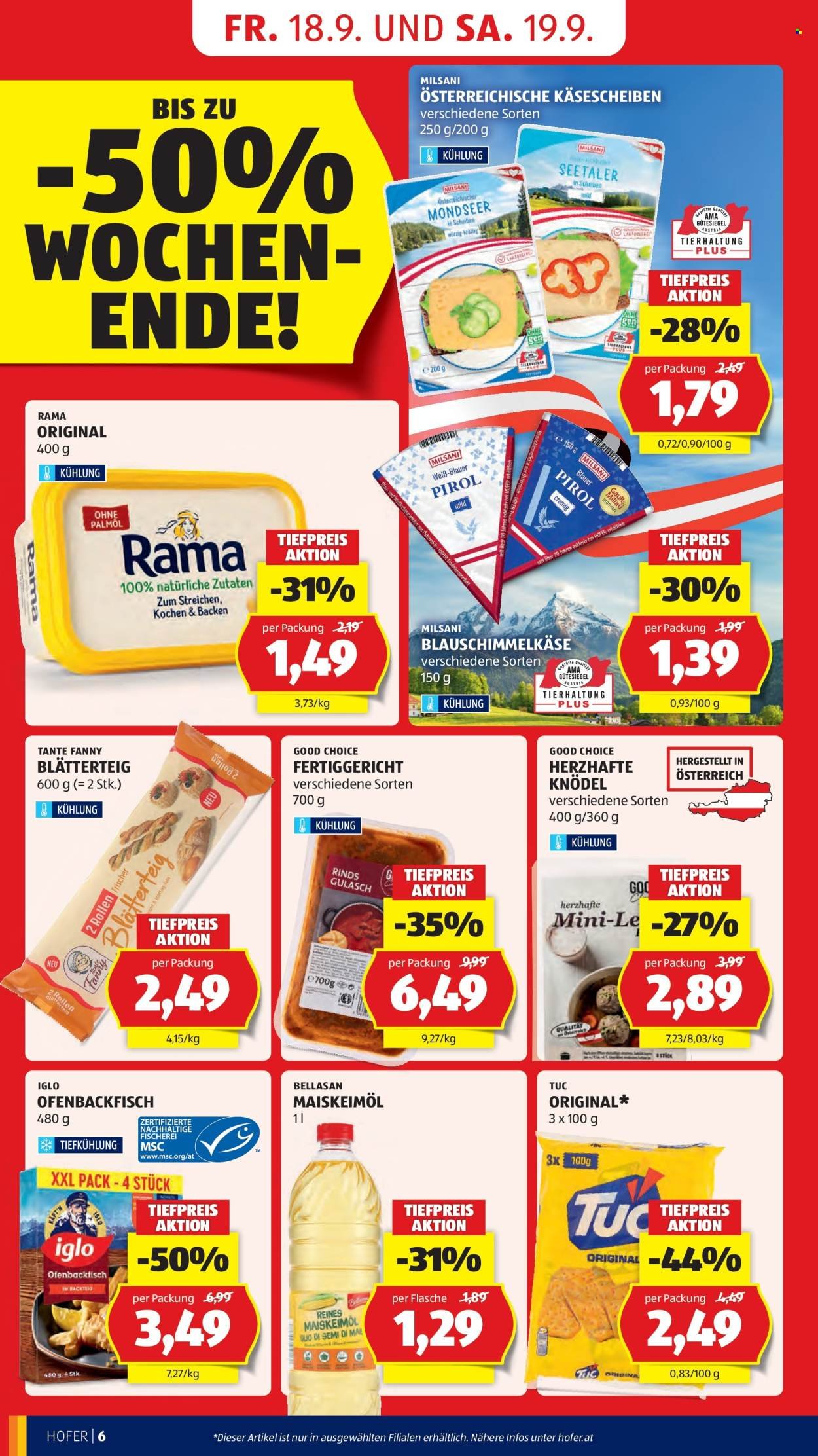 HOFER Flugblatt - Ab Freitag, 18.9.2026