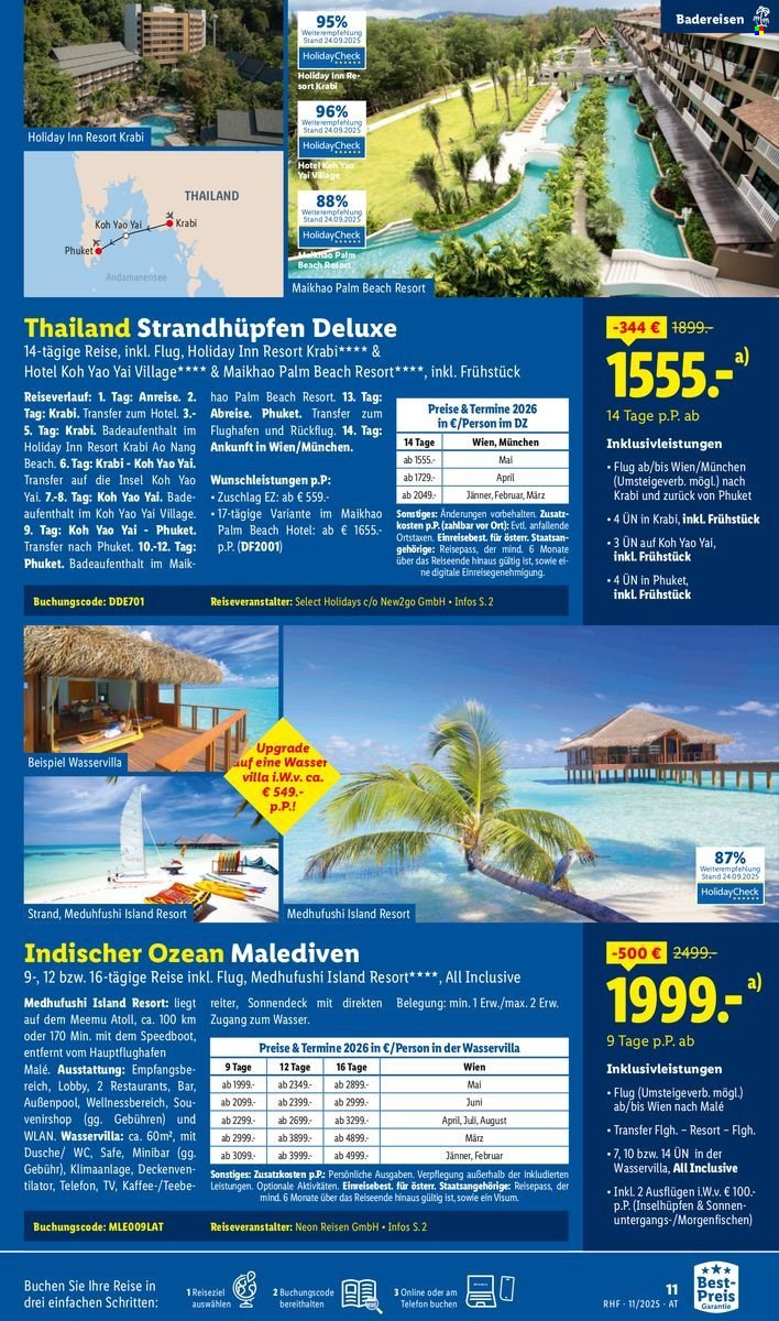 LIDL Flugblatt - Reisen - November Reise-Highlights (2025-10-29 - 2025-11-30) | 11