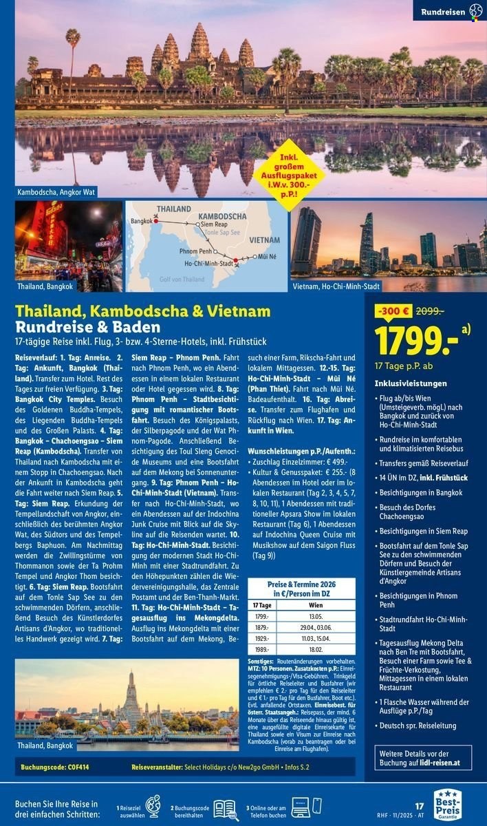LIDL Flugblatt - Reisen - November Reise-Highlights (2025-10-29 - 2025-11-30) | 17