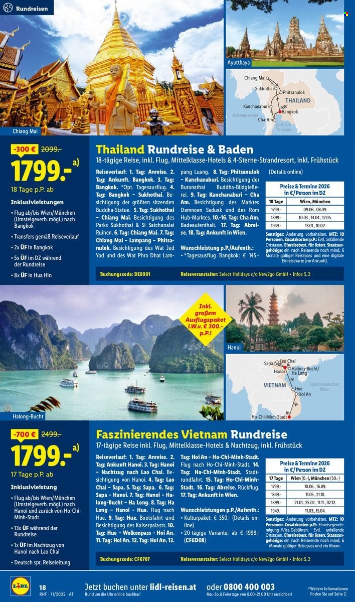 LIDL Flugblatt - Reisen - November Reise-Highlights (2025-10-29 - 2025-11-30) | 18