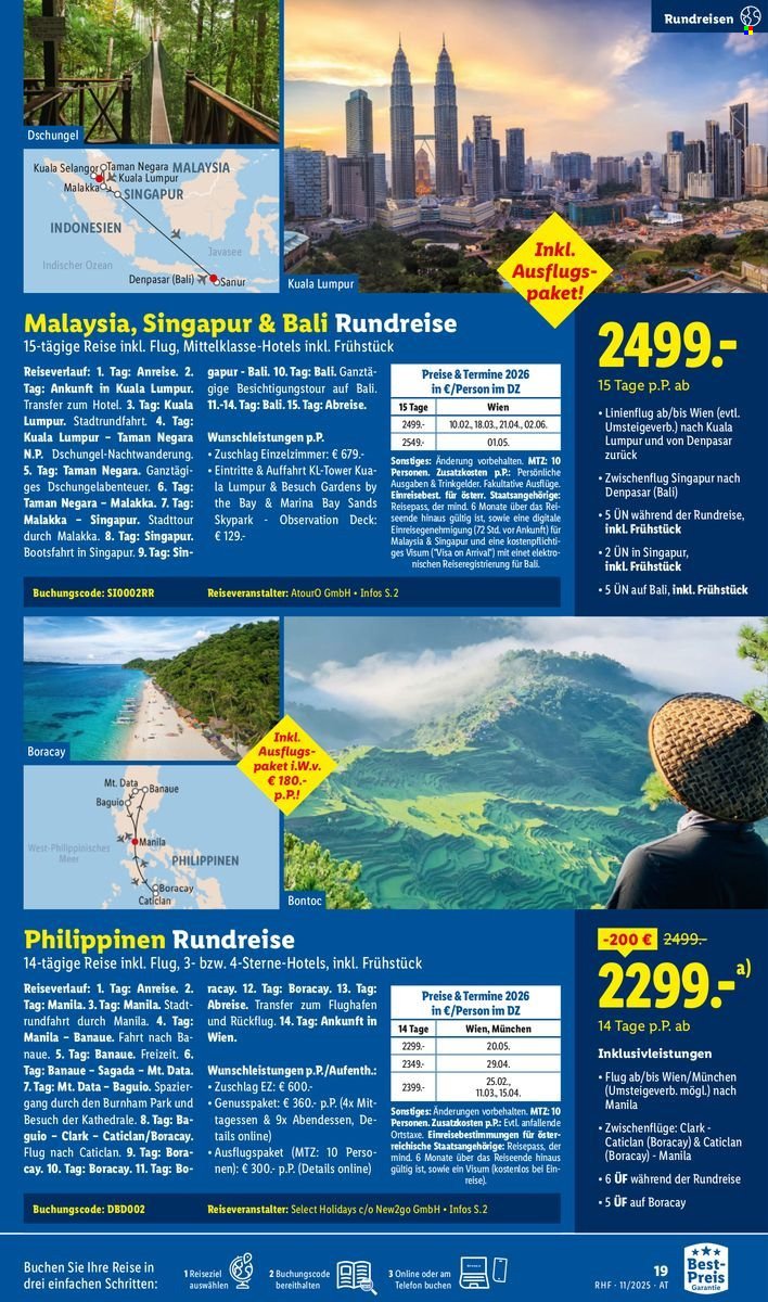 LIDL Flugblatt - Reisen - November Reise-Highlights (2025-10-29 - 2025-11-30) | 19