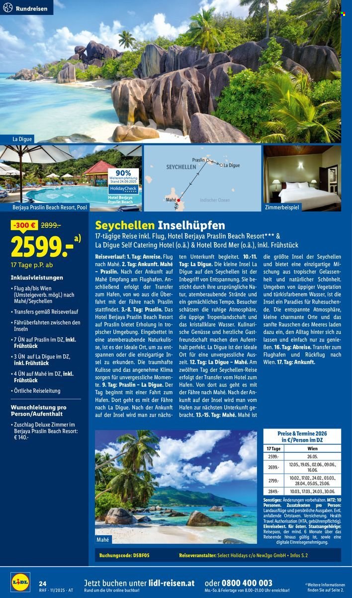 LIDL Flugblatt - Reisen - November Reise-Highlights (2025-10-29 - 2025-11-30) | 24