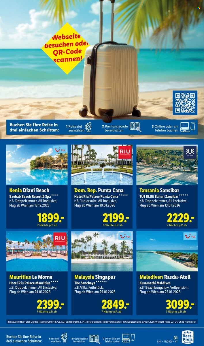 LIDL Flugblatt - Reisen - November Reise-Highlights (2025-10-29 - 2025-11-30) | 31