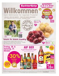 SUTTERLÜTY Flugblatt - Ab Donnerstag, 29.10.2026