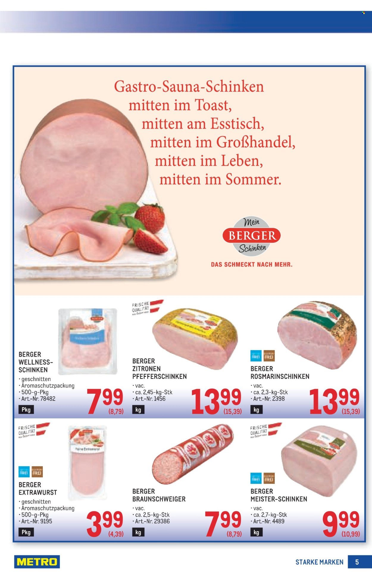 METRO Flugblatt - Starke Marken