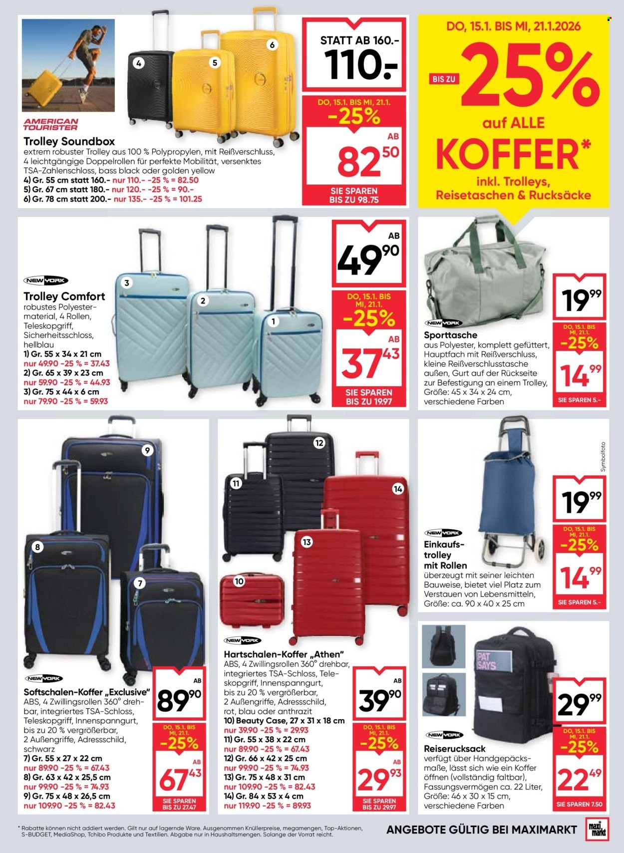 MAXIMARKT Flugblatt - Ab Donnerstag, 15.1.2026