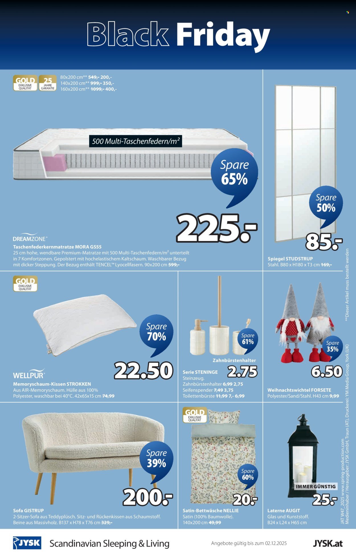JYSK Flugblatt - Großartige Angebote (2025-11-20 - 2025-12-02)